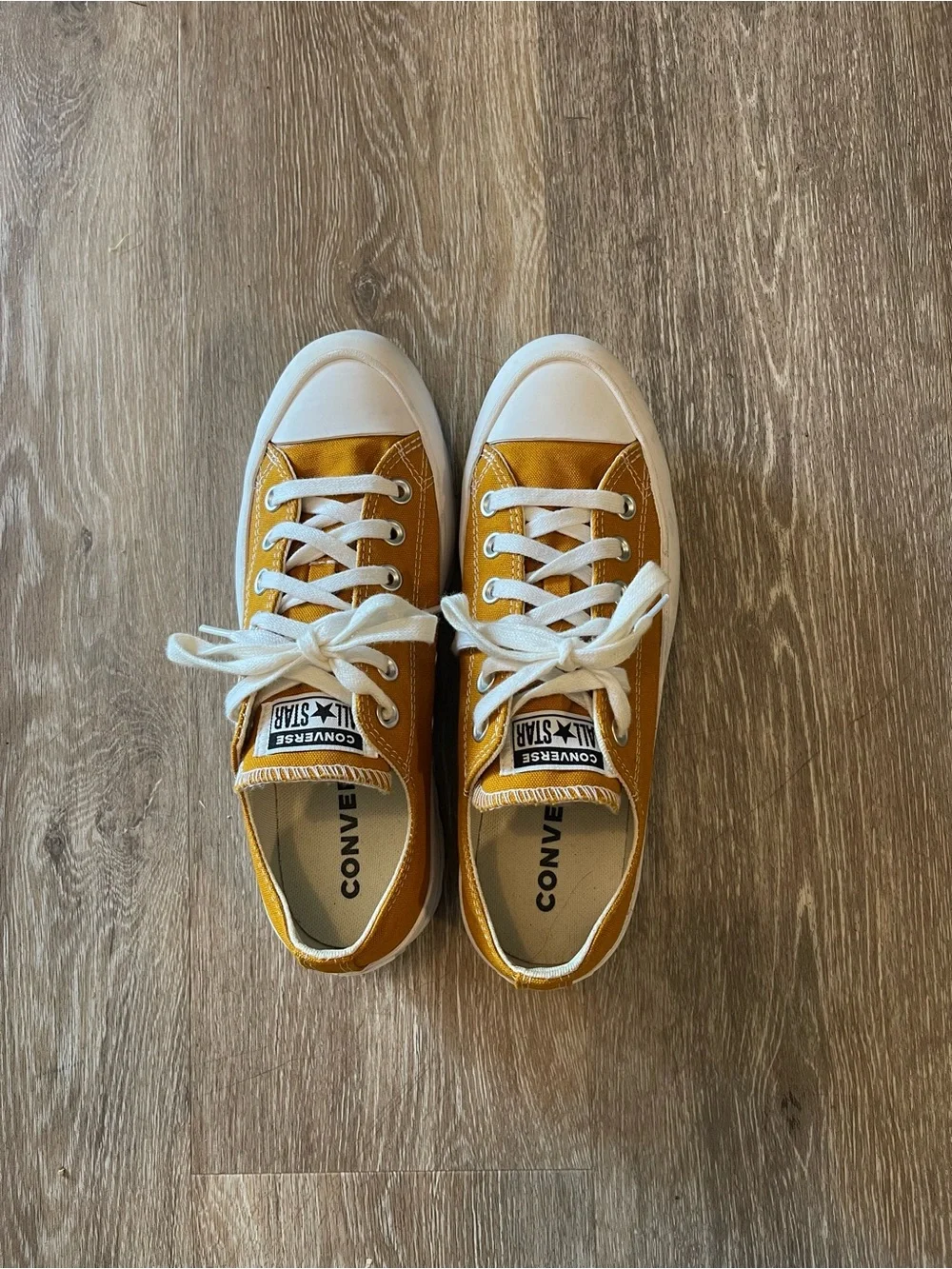 Converse Mustard Yellow Platforms!!